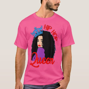 Black Queens Niedlich Crown Celebrate Curly Hair A T-Shirt