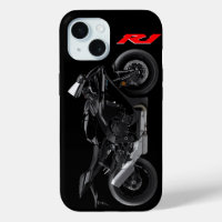 Black R1 Sporsbike Motorrad
