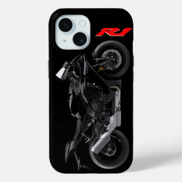Black R1 Sporsbike Motorrad Case-Mate iPhone Hülle