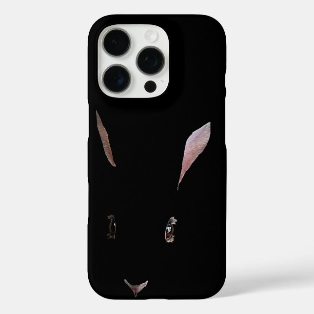 Black Rabbit iPhone case (Rückseite)
