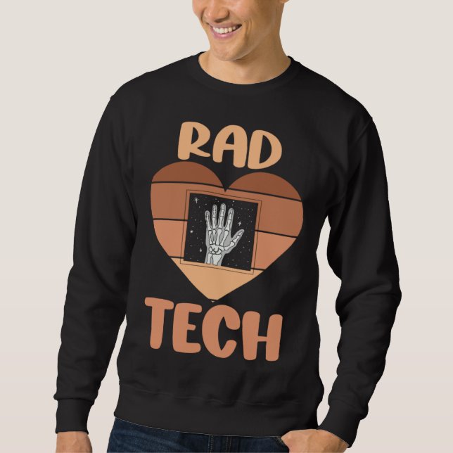 Black Radiology Technologist Rad Tech Week Xray Te Sweatshirt (Vorderseite)