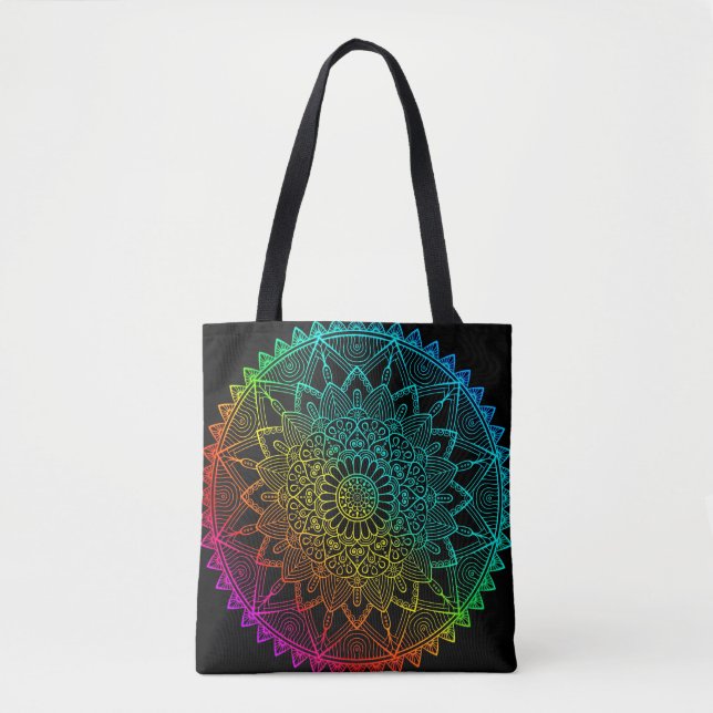 Black Rainbow Mandala (Vorderseite)