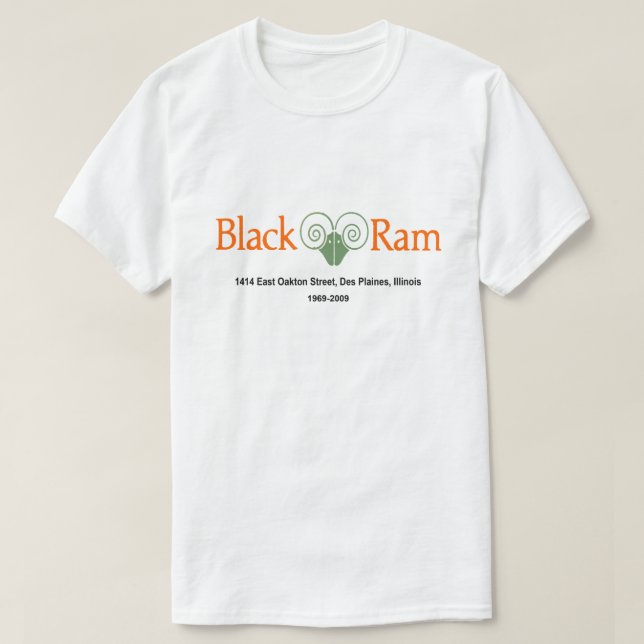 Black Ram Restaurant, Des Plaines, Illinois T-Shirt (Design vorne)