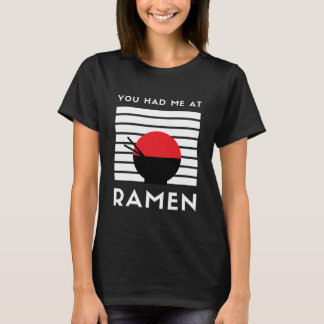 Black Ramen Funny Typografy Woman T-Shirt