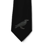 Black Raven Crow | Neck Tie | Schwarz Krawatte<br><div class="desc">Eine subtile,  elegante Krawatte. Eine unterschwellige Halloween-Erklärung. Die letzte Touch zu Ihrem Herren des Manors,  Dracula,  Vampire,  Jeckyll & Hyde Dampfpunk Halloween Kostüm/Cosplay.</div>