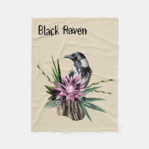 Black Raven Fleecedecke