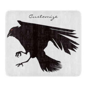 Black Raven Flying Thunder_Cove Schneidebrett