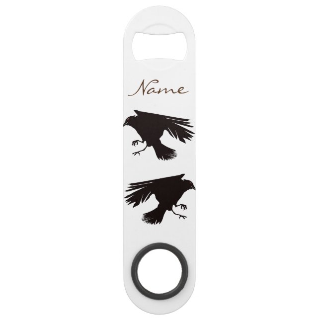 Black Raven Flying Thunder_Cove Speed Flaschenöffner (Vorderseite)