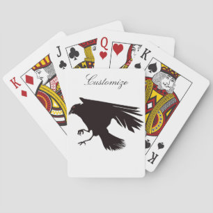 Black Raven Flying Thunder_Cove Spielkarten