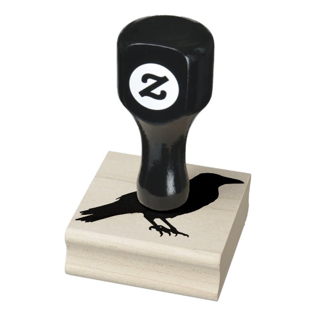 Black Raven Gummistempel (Stempel)