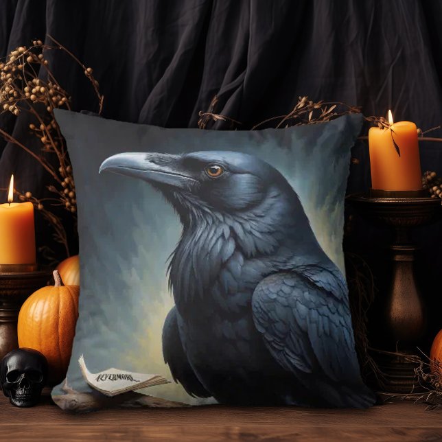 Black Raven Kissen (Von Creator hochgeladen)