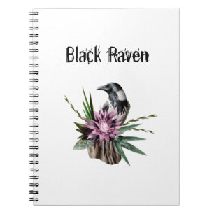 Black Raven Notizblock