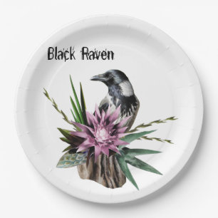 Black Raven Pappteller