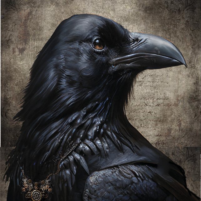 Black Raven Tissue Paper Seidenpapier (Von Creator hochgeladen)