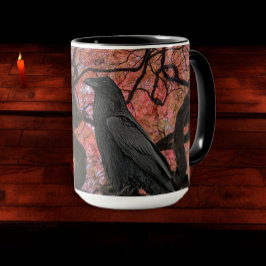 Black Raven und Gnarly Japanese Maple Tree Tasse