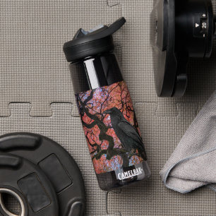 Black Raven und Gnarly Japanese Maple Tree Trinkflasche