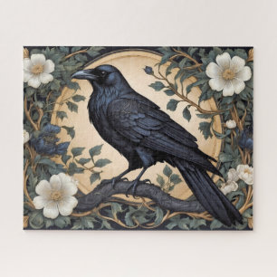 Black Raven William Morris Inspiriert Puzzle