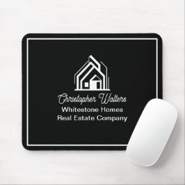 Black Real Estate Company Personalized Realtor Mousepad