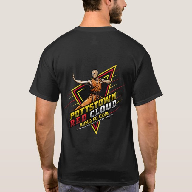 Black Red Cloud Kung Fu Club T-Shirt (Rückseite)