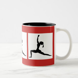 Black Red Coffee Cup Zweifarbige Tasse