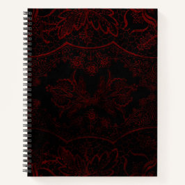 Black & Red Lace Gothic Notizbuch