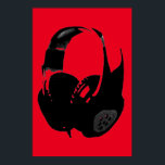Black Red Pop Art Headphone Poster<br><div class="desc">Hip Hop,  R&B,  Rock,  Heavy Metal,  Techno,  Punk,  Rap,  Classic,  African American,  Jazz... . Wir Liebe,  wir Liebe hören CDs,  Radio. Genießen Sie das Betrachten von Videoklippen,  Mixen,  Remixen,  Covers.</div>