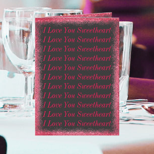 Black Red Typografy Stylish Modern Valentinstag Karte