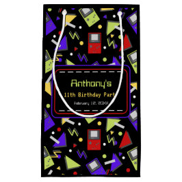 Black Retro Gaming Kleine Geschenktüte