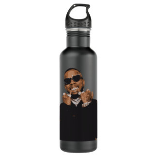 Black Retro Tory Lanez Edelstahlflasche