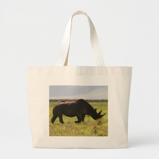 Black Rhino - Beutel Jumbo Stoffbeutel (Vorne)