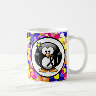 Black Ribbon Penguin Tasse