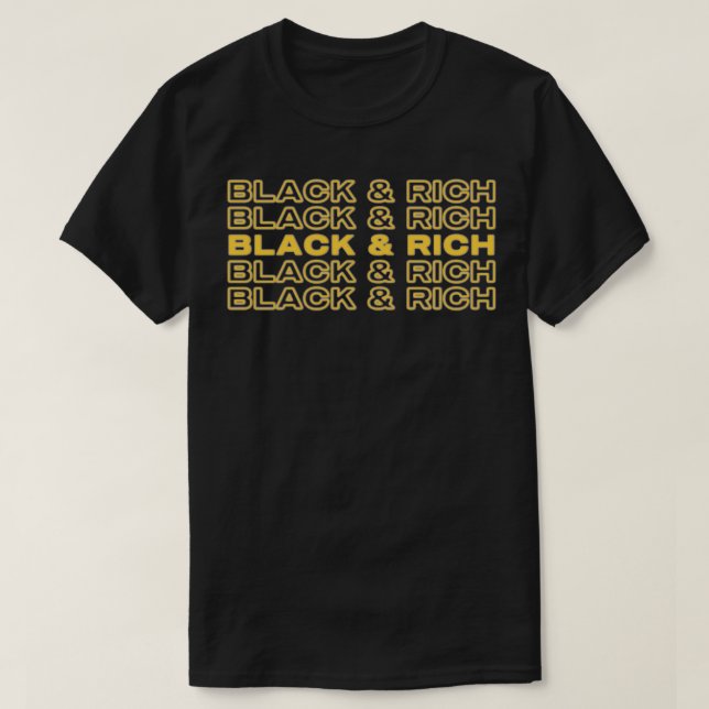 BLACK & RICH, Canary  T-Shirt (Design vorne)