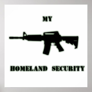 Black Rifle AR-15 von Phils Art Online Poster