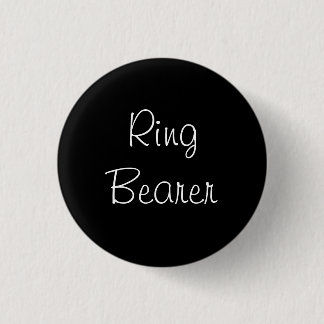 Black Ring Beader Button