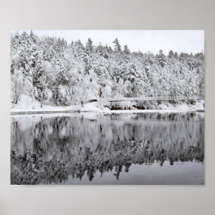 Black River Harbour Bridge, Michigan Poster