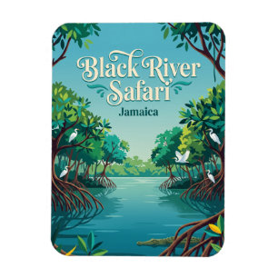 Black River Safari, Jamaika Jamaika Magnet