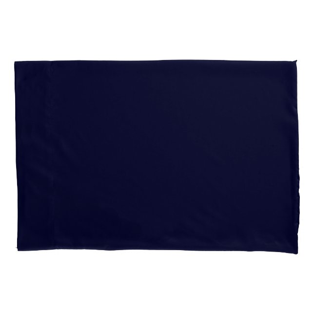 Black Rock Deep Blue Classique Minimalistisch Kissenbezug (Vorderseite)