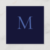 Black Rock Deep Blue Classique Monogram