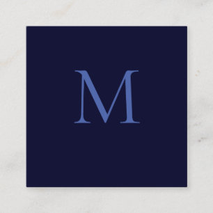 Black Rock Deep Blue Classique Monogram Begleitkarte