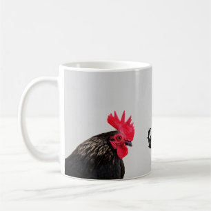 Black Rooster - Good Morning - Anpassbar Tasse