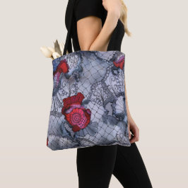 Black Rose Tote Bag