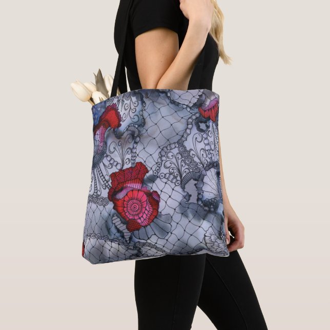 Black Rose Tote Bag (Von Nahem)