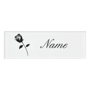 Black Rose Valentine Blume Thunder_Cove Namenschild