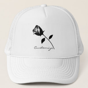 Black Rose Valentine Blume Thunder_Cove Truckerkappe