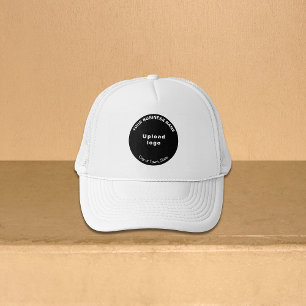 Black Round Business Brand auf Trucker Hat Truckerkappe