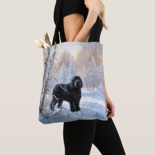 Black Russian Terrier Let It Snow Weihnachten