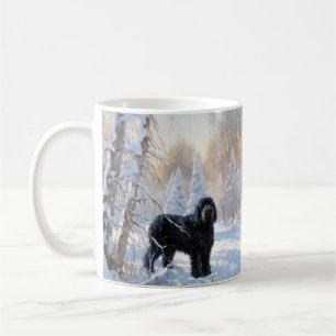Black Russian Terrier Let It Snow Weihnachten Kaffeetasse