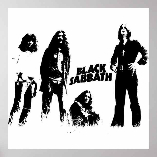 Black Sabbath Group Poster (Vorne)