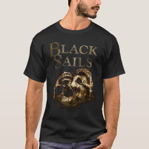 Black Sails Golden Skull Logo Essential T - Shirt