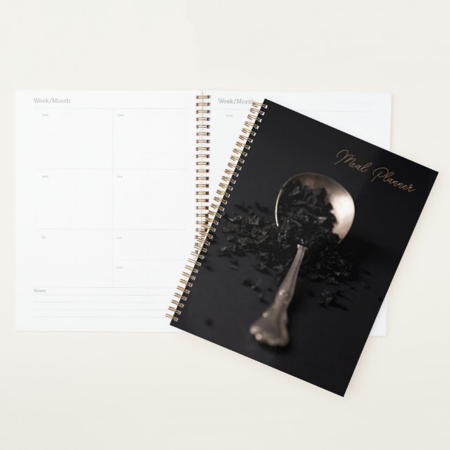 Black Salz Meal Planner Notebook Planer (Anzeige)